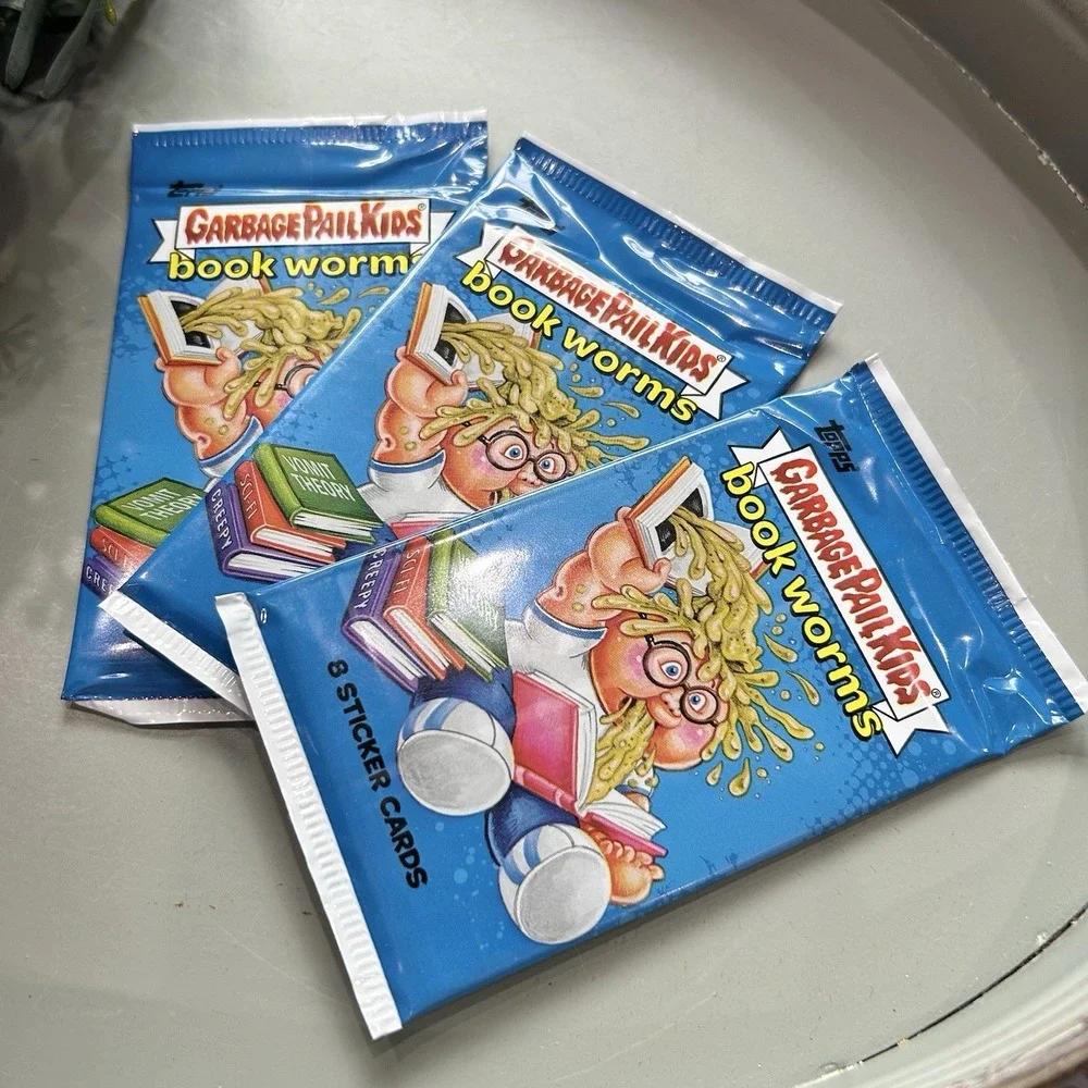 2022 Topps Garbage Pail Kids GPK Series1‎ Book Worms Factory Sealed Mega 3-Pack